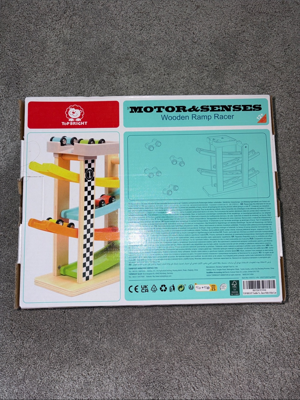 Top Bright Motor & Senses Wooden Ramp Racer - Multicolor - Picture 2 of 2
